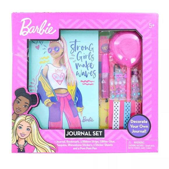 Barbie "Strong Girls Make Waves" Journal Set - Picture 1 of 2